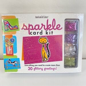 American Girl Sparkle Card Craft Kit NEW